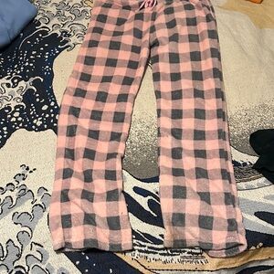 Cozy Pink and Gray Pajama Pants